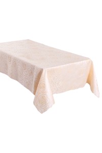 Order hotel square table cover design plaid waterproof and anti-fouling table cover table cover garment factory SKTBC041 back view